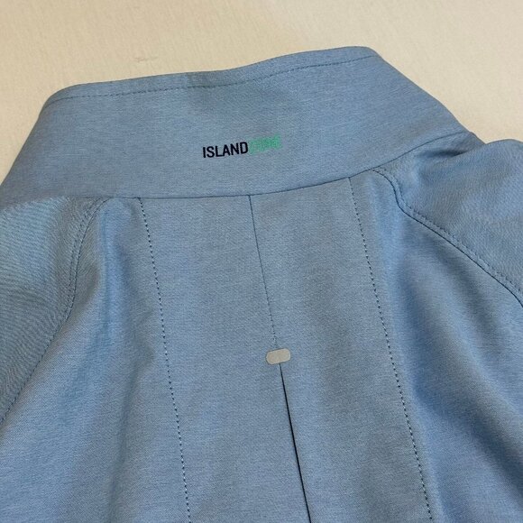 Tommy Bahama Islandzone Blue Canal Oxford Jacket Mens Size XL? Athletic Full Zip - Picture 8 of 8